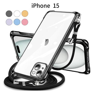 iPhone 15 P[XbNA V_[Xgbvt TPUJo[b ^ y ϏՌ Sʕی ΂ߊ| |Ή  ؍fUC