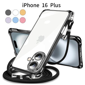 iPhone 16 Plus P[XbNA V_[Xgbvt TPUJo[b ^ y ϏՌ Sʕی ΂ߊ| |Ή  ؍fUC