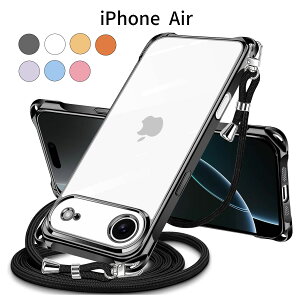 iPhone Air P[XbNA V_[Xgbvt TPUJo[b ^ y ϏՌ Sʕی ΂ߊ| |Ή  ؍fUC
