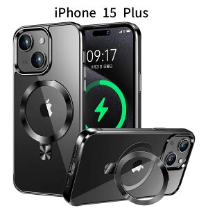 iPhone 15 Plus P[XbMagSafeΉ NA Jo[bBX^htbϏՌ bLt[