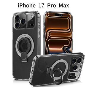 iPhone 17 Pro Max P[XbMagSafeΉ NA Jo[bǑ^X^htbϏՌ TPU+PC\