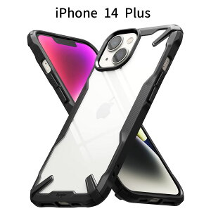 iPhone 14 Plus P[XbϏՌ NA Jo[b~߃fUC TPU{PC\bMILKi擾b^ y