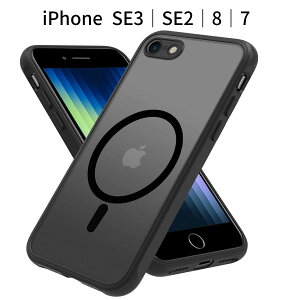 iPhone SE3bSE2b8b7 P[Xb }bg MagSafeΉ Jo[bϏՌ TPU+PC\bCX[dΉ