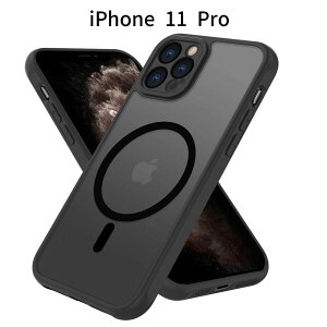 iPhone 11 Pro P[Xb }bg MagSafeΉ Jo[bϏՌ TPU+PC\bCX[dΉ