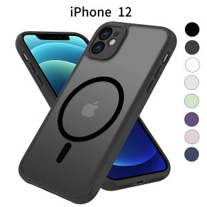 iPhone 12 P[Xb }bg MagSafeΉ Jo[bϏՌ TPU+PC\bCX[dΉ