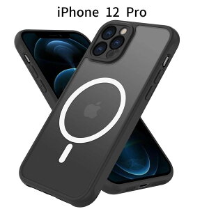 iPhone 12 Pro P[Xb }bg MagSafeΉ Jo[bϏՌ TPU+PC\bCX[dΉ