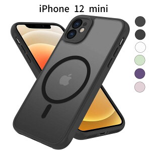 iPhone 12 mini P[Xb }bg MagSafeΉ Jo[bϏՌ TPU+PC\bCX[dΉ