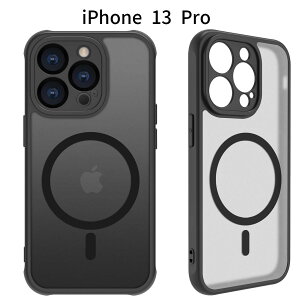 iPhone 13 Pro P[Xb }bg MagSafeΉ Jo[bϏՌ TPU+PC\bCX[dΉ