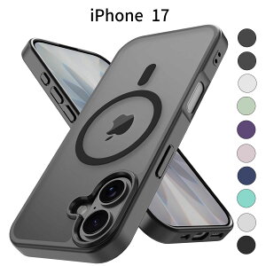iPhone 17 P[Xb }bg MagSafeΉ Jo[bϏՌ TPU+PC\bCX[dΉ