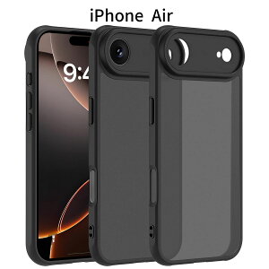 iPhone Air�b�N���ATPU�P�[�X ���� �ϏՌ��b�����Y�ی� �G�A�|�P�b�g�t��