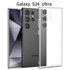 Galaxy S24 Ultra�b�N���ATPU�P�[�X ���^ ���� �ϏՌ��b�����Y�ی� �X�g���b�v�z�[���t��
