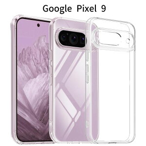 Google Pixel 9�b�����N���A�P�[�X TPU+PC �ϏՌ��b���΂ݖh�~ �����Y�ی� �X�g���b�v�z�[���t��