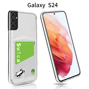 Galaxy S24 �P�[�X SC-51E/SCG25�b����TPU×�J�[�h���[�b�X�����y�� �w��h�~ �����h�~ ����~�� ���z�^�J�o�[ Qi�[�d�Ή�