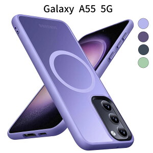 Galaxy A55 5G 用ケース Magnetic対応 クリア SC-53E SCG27|マグネット搭載×米軍MIL規格取得|透明×全面保護×TPUバンパーで耐衝撃