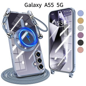 Galaxy A55 5G SC-53EbSCG27 Ή P[XbV_[t NAJo[bMagneticΉbϏՌ TPUfށbbLHb΂ߊ|bXgbvz[t