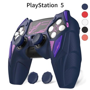PlayStation 5 DualSense �R���g���[���[ �V���R���J�o�[ Mecha Rhino���f�U�C�� ����~�� �[�d�X�^���h�Ή� PS5 �v���C�X�e�[�V����5