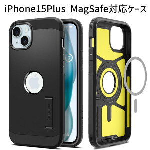 iPhone 15 P[XbMagSafeΉE}OlbgbLbNX^htE2w\EϏՌbh~EJیb^tA[}[݌viSpigen MagFitjbCX[dΉ