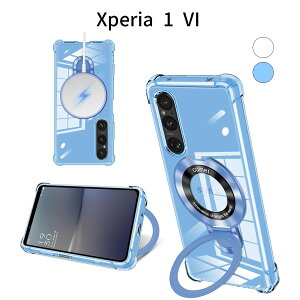 Xperia 1 VI P[X NAbGNXyA 1 VI Ή MagSafe OtX^ȟ^Jo[blGANbVځEϏՌE^yʁESʕیETPU}OlbgP[X