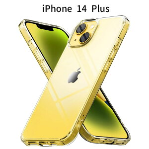 iPhone 14 Plus�b�N���ATPU+PC�n�C�u���b�h�P�[�X�b�ϏՌ� ���΂݂ɂ��� �X�g���b�v�z�[���t��
