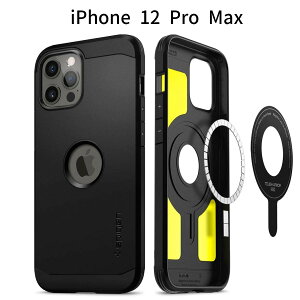 iPhone 12 Pro Max�bMagSafe�Ή� �ϏՌ��^�t�P�[�X�b�O�w�\�� TPU×PC �J�����ی�