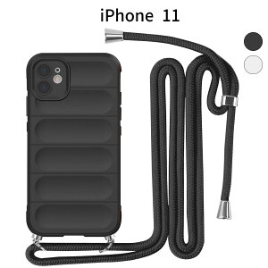 iPhone 11 �P�[�X|���|�� �X�g���b�v�t�� �ϏՌ� TPU ����~��