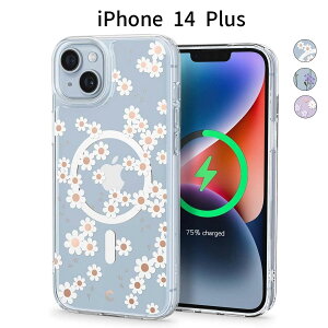 iPhone 14 Plus �P�[�X|MagSafe�Ή� �N���A �ԕ� �X�g���b�v�z�[��