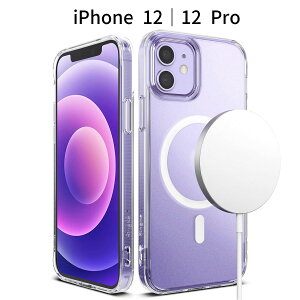 iPhone 12�b12 Pro �P�[�X|MagSafe�Ή� �N���A �ϏՌ� ���ϖh�~