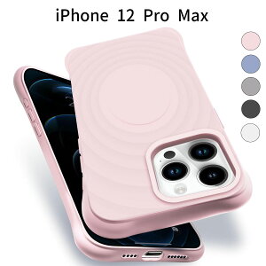 iPhone 12 Pro Max �P�[�X MagSafe�Ή� �ϏՌ� �V���R�� �X�g���b�v�z�[��