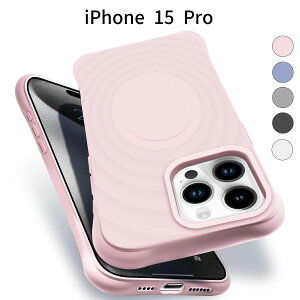 iPhone 15 Pro �P�[�X MagSafe�Ή� �ϏՌ� �V���R�� �X�g���b�v�z�[��