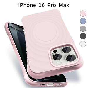 iPhone 16 Pro Max �P�[�X MagSafe�Ή� �ϏՌ� �V���R�� �X�g���b�v�z�[��