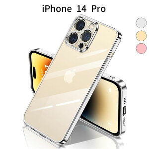 iPhone 14 Pro �P�[�X �N���A ���b�L�g TPU ���^ �y�� �X�g���b�v�z�[��