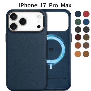 iPhone 17 Pro Max �P�[�X �{�v ���U�[ MagSafe�Ή� ���^ �ϏՌ� �J�����ی�