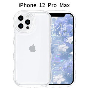 iPhone 12 Pro Max �E�F�[�u�f�U�C�� TPU�P�[�X ���^ �ϏՌ�