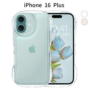 iPhone 16 Plus �E�F�[�u�f�U�C�� TPU�P�[�X ���^ �ϏՌ�