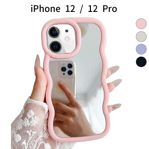 iPhone 12/12 Pro ���ʃE�F�[�u�P�[�X TPU ���^ �ϏՌ�