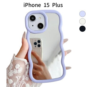 iPhone 15 Plus ���ʃE�F�[�u�P�[�X TPU ���^ �ϏՌ�