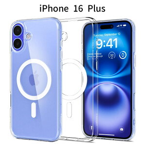 iPhone 16 Plus �P�[�X MagSafe�Ή� ���y��29g �N���A ���^ �ϏՌ� �X�g���b�v�z�[�� ���ϗ}��