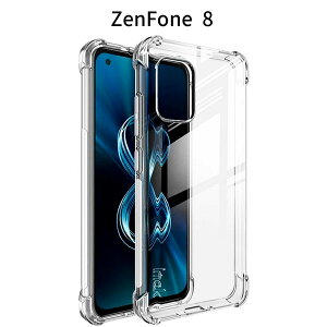 ZenFone 8 �N���A TPU �P�[�X ���^|�����\�t�g�J�o�[|�ϏՌ��E����~��|���C�����X�[�d�Ή�