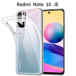 Redmi Note 10 JE XIG02 �N���A TPU �P�[�X ���^|�����\�t�g�J�o�[|�ϏՌ��E����~��|���C�����X�[�d�Ή�