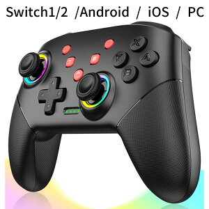 Nintendo Switch 2 / Android / IOS / PC �R���g���[���[ �}�N���@�\ �w�ʃ{�^�� RGB���C�g���� �j���e���h�[�X�C�b�`2