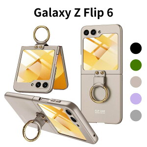 Galaxy Z Flip6 �P�[�X Miimall �Ή� Z Flip 6/7 FE �ی�t�B�����t�� �����O�t�� ���^ �y�� �ϏՌ� �����h�~ �w��h�~ �T���X�� �M�����N�V�[ �J�o�[