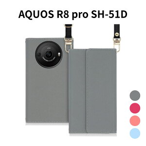 AQUOS R8 pro SH-51D P[X LOOF STRAP ANIX R8 Pro p 蒠^ X}zP[X V_[t J[h[ }Olbg Xgbvt | |  ^