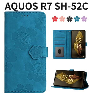 AQUOS R7 SH-52C P[X 蒠^ PUU[  X}zJo[ A202SH Ή ϏՌ Sʕی J[h[ }Olbg X^h 6.6C` CNu[