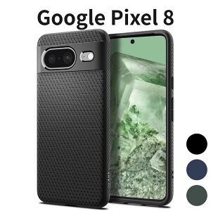 Google Pixel 8 Spigen �P�[�X TPU �ϏՌ� MIL�K�i �J�����ی� Qi���C�����X�[�d�Ή� ���L�b�h�E�G�A�[ �}�b�g�u���b�N ACS06274
