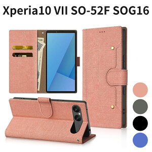Xperia10 VII SO-52F SOG16 �蒠�^�P�[�X ���z�^ �ϏՌ� �J�[�h���[ �X�^���h �}�O�l�b�g ���B���e�[�W�f�j�������U�[ �S�ʕی� Xperia 10 VII �J�o�[ �s���N