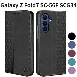 Galaxy Z Fold7 SC-56F SCG34 CASAFUNY �蒠�^�P�[�X ����PU���U�[ �ϏՌ� TPU�\�t�g �J�[�h���[ �}�O�l�b�g�J�� �X�^���h�@�\�t�� ���z�^ ������� �y�� �u���b�N