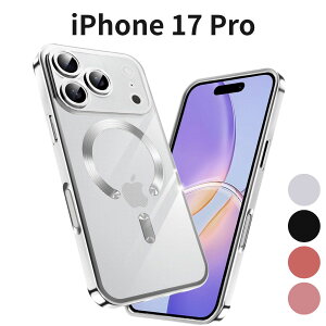 iPhone 17 Pro P[X NA MagSafeΉ ϏՌ ^ TPU Yی bLH wh~ ϖh~ ~ X}zJo[ lC fagazzfu Vo[
