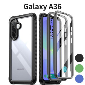 Galaxy A36 POETIC P[X 5GΉ ϏՌ NAJo[ wF؃XN[t ~Ki ی ubN/NA tgt[2t