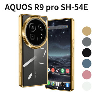 AQUOS R9 pro SH-54E P[X NA ϏՌ ANIXR9 Pro Jo[  TPU X}zP[X Xgbvz[t SH-51EΉ S[h