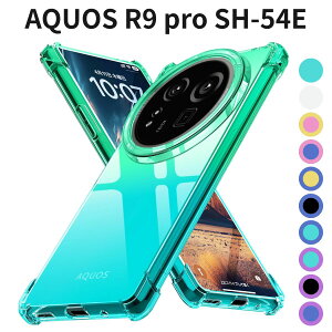 AQUOS R9 pro SH-54E ϏՌP[X TPU Of[V  ČRMILKi Ռz CX[dΉ Yی Jo[